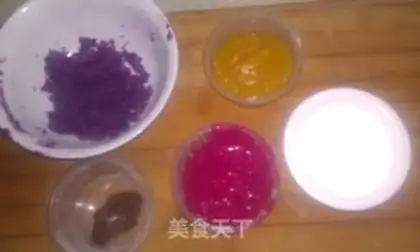 Make The colored mooncake step 7