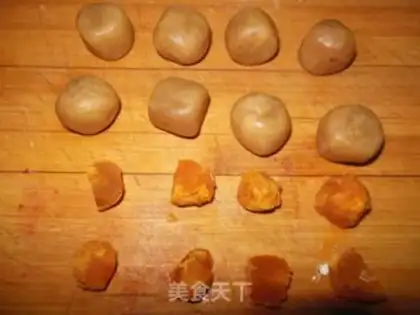 Make The colored mooncake step 14