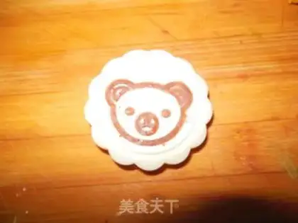 Make The colored mooncake step 16