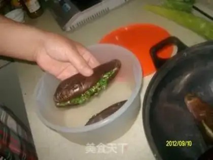 Make Garlic eggplant step 17