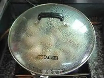 Make Fresh meat steam step 10