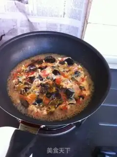 Make Tomatoe ear egg soup step 6