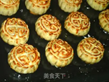 Make The pineapple moon cake step 21