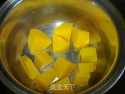 Make Pumpkin beans step 1