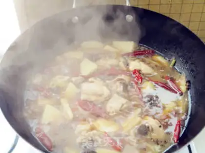 Make Potato chicken leg step 1