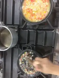 Make Spanish seafood step 15