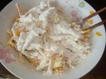 Make Pumpkin apple cake step 1