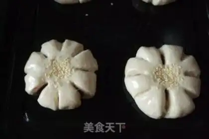 Make Flower bean bread step 8