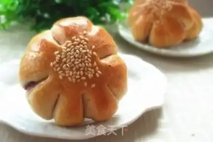 Make Flower bean bread step 9