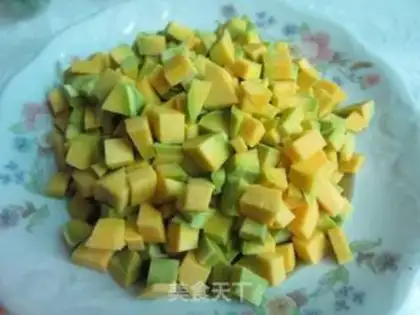 Make Old pumpkin rice step 0