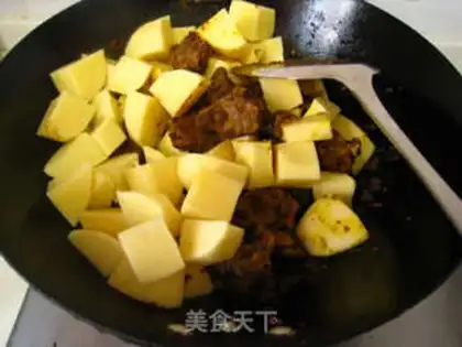 Make Curry cow step 11