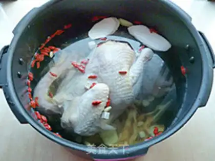 Make Clear the chicken soup step 4