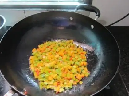Make Old pumpkin rice step 5