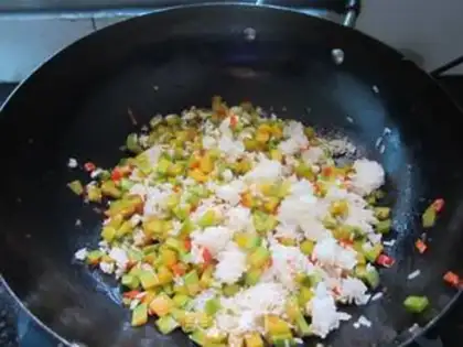 Make Old pumpkin rice step 6