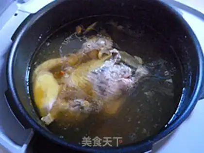 Make Clear the chicken soup step 6
