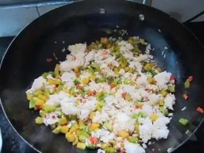 Make Old pumpkin rice step 7