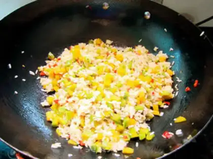 Make Old pumpkin rice step 8