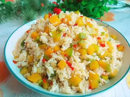 Make Old pumpkin rice step 9