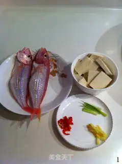Make Tofu cooks red sushi step 0