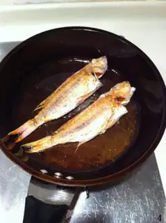 Make Tofu cooks red sushi step 3
