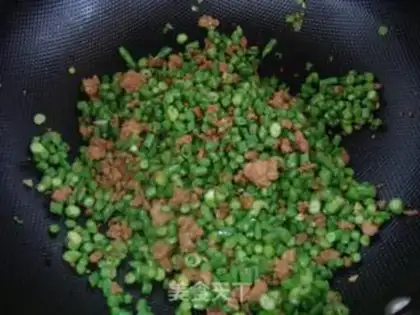 Make Dry meat and beans step 3