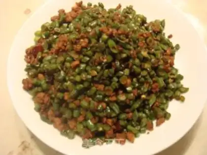 Make Dry meat and beans step 5