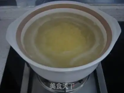 Make Old Sugar Hill medicine, rice porridge step 1