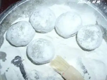 Make Tea ice-cream mooncake step 10