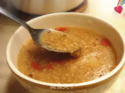 Make Old Sugar Hill medicine, rice porridge step 7