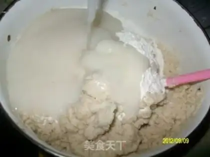 Make White stick, porridge step 3