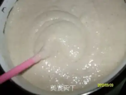 Make White stick, porridge step 5