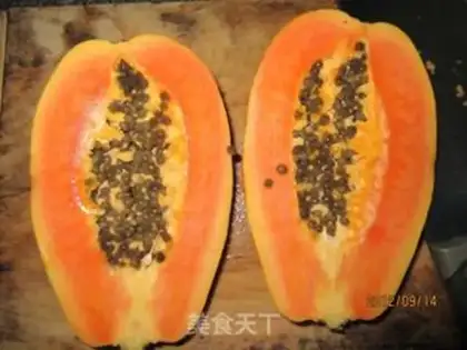 Make The papaya silver ear step 1