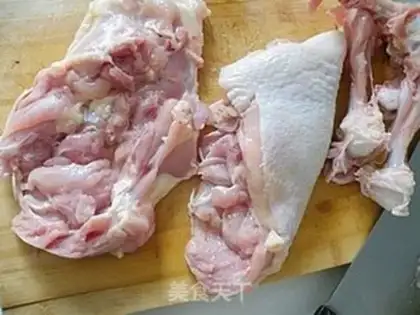Make Fresh chicken rolls step 1
