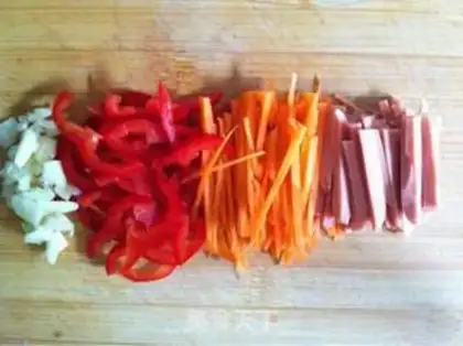 Make Five colours of rice powder step 3