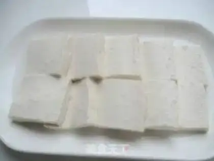 Make Spicy tofu step 1