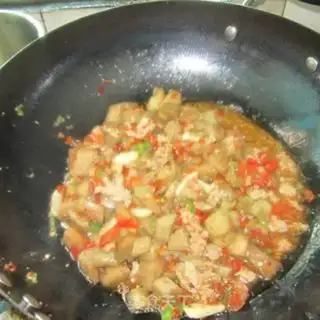 Make Meat and eggplant step 12