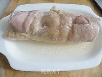 Make Fresh chicken rolls step 6