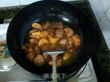 Make The apricots burn the ribs step 7