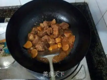 Make The apricots burn the ribs step 8