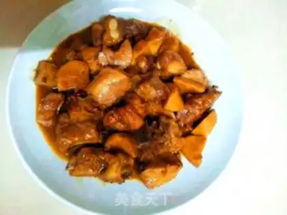 Make The apricots burn the ribs step 9