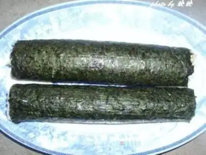 Make Hot cabbage sushi step 11