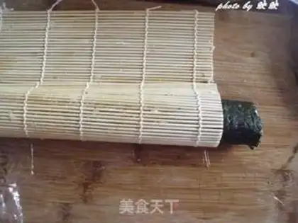 Make Hot cabbage sushi step 12