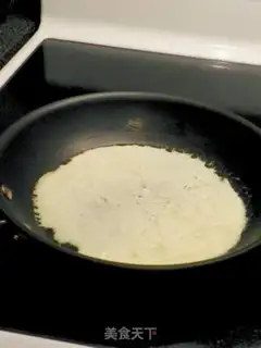 Make Pretzel fried egg silk step 1