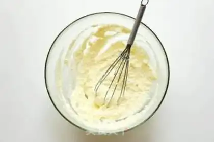Make Blueberry cheesemus step 7