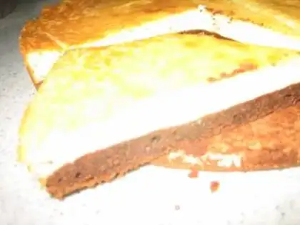 Make Brownie cheesecake step 6