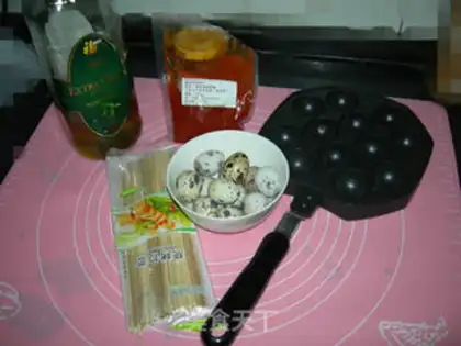Make The quail egg string step 0