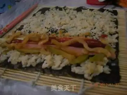 Make And wind sushi step 4