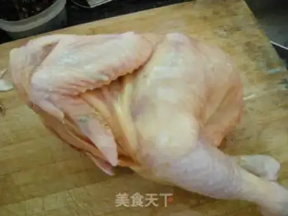 Make Salt hand tore chicken step 0