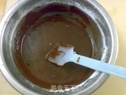 Make Soup cocoa cake step 4