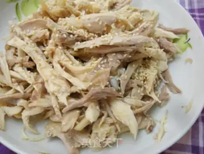 Make Salt hand tore chicken step 4